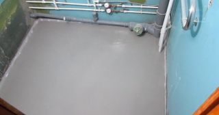 Наливной пол в туалете Вятские Поляны, цена от 864 руб.